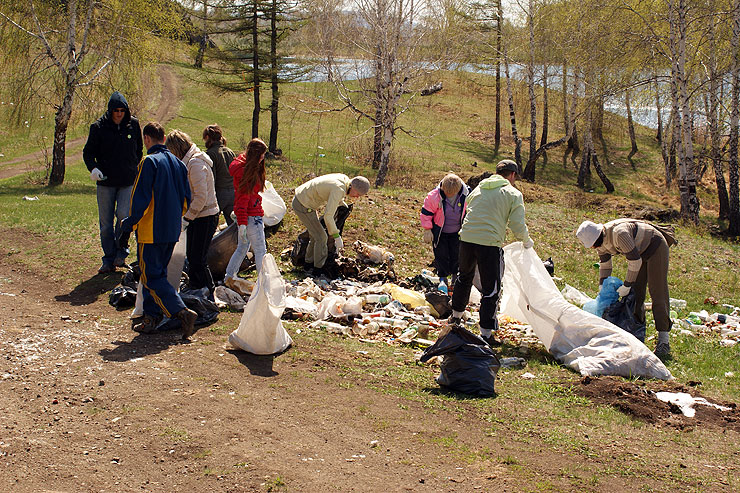 Новый Акрополь в Челябинске. Экологическая акция «500 уборок в один день». Озеро Карагайкуль (Ворожеич)
