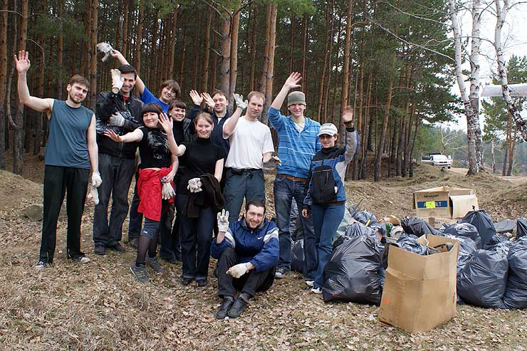 Экологическая акция «7 минут ради природы» в Челябинске