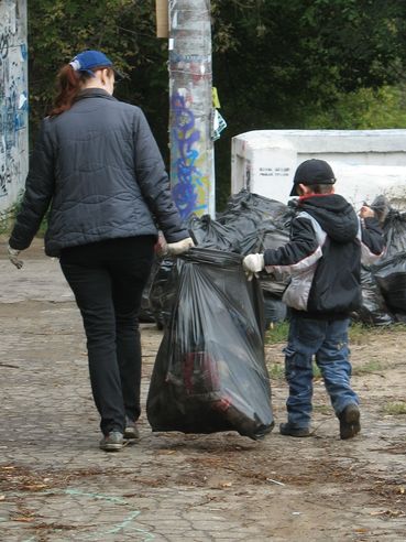 Экологическая акция "7 минут ради природы" в Нижнем Новгороде