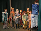 Сегодня снова у детской студии в гостях был детский музыкальный театр «Город мастеров» вместе с героями сказок Евгения Клюева
