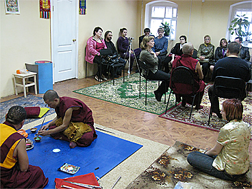 Встреча-беседа со старейшим монахом монастыря Гоман Дацан