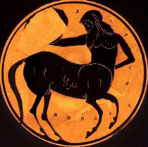 Кентавр (древнегречаская вазопись)