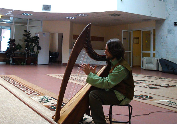 Благотворительный концерт кельтской арфы в Зеленоградском хосписе
