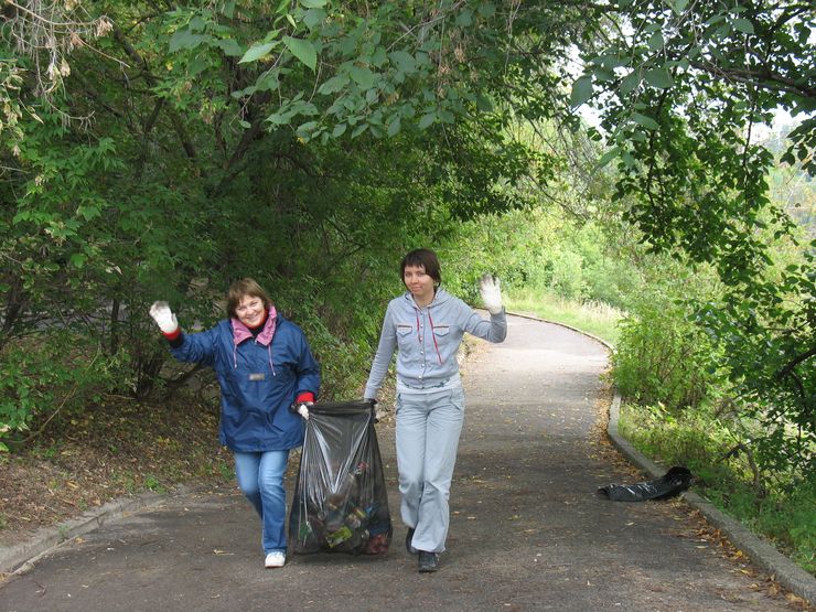 Экологическая акция "7 минут ради природы" в Нижнем Новгороде
