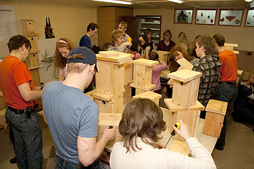 День птиц. Изготовление скворечников